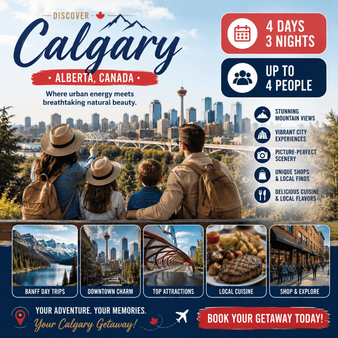 Canalta Airdrie — 4D/3N Calgary